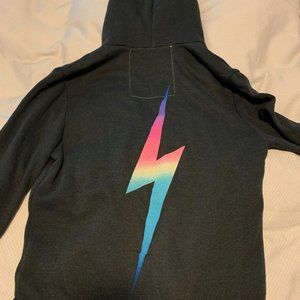 Aviator Nation Bolt Hoodie Rainbow